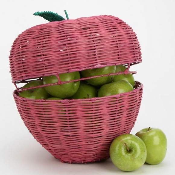 Urban Outfitters Other - NWT Urban Outfitters Apple Wicker Storage Bin